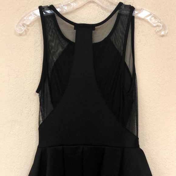 Cameo womans black & mesh plenium dress size small - Picture 7 of 8